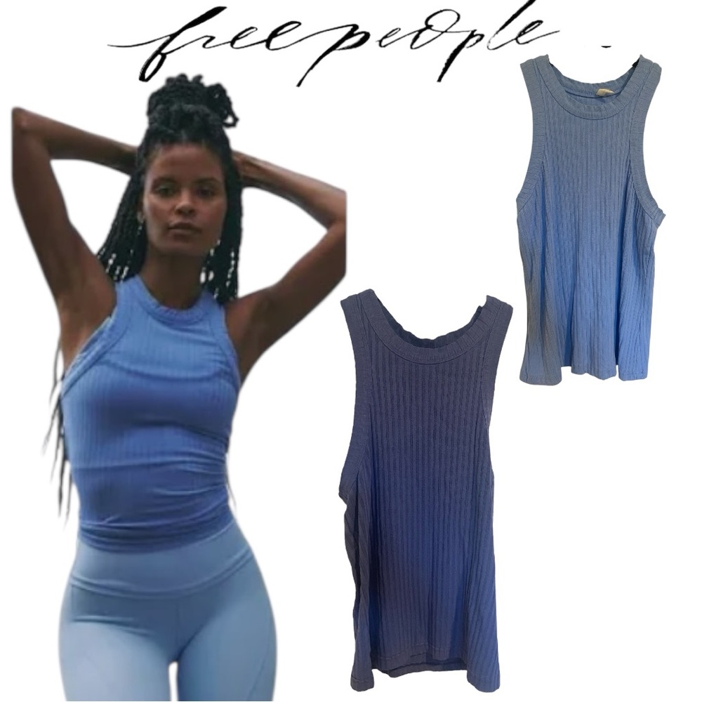 FP Movement by Free People Blue Tank Top